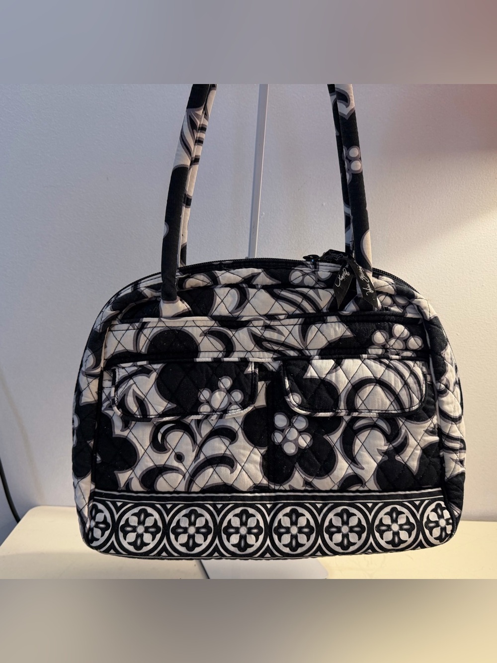 Vera Bradley Tote in the “Night & Day”Pattern.